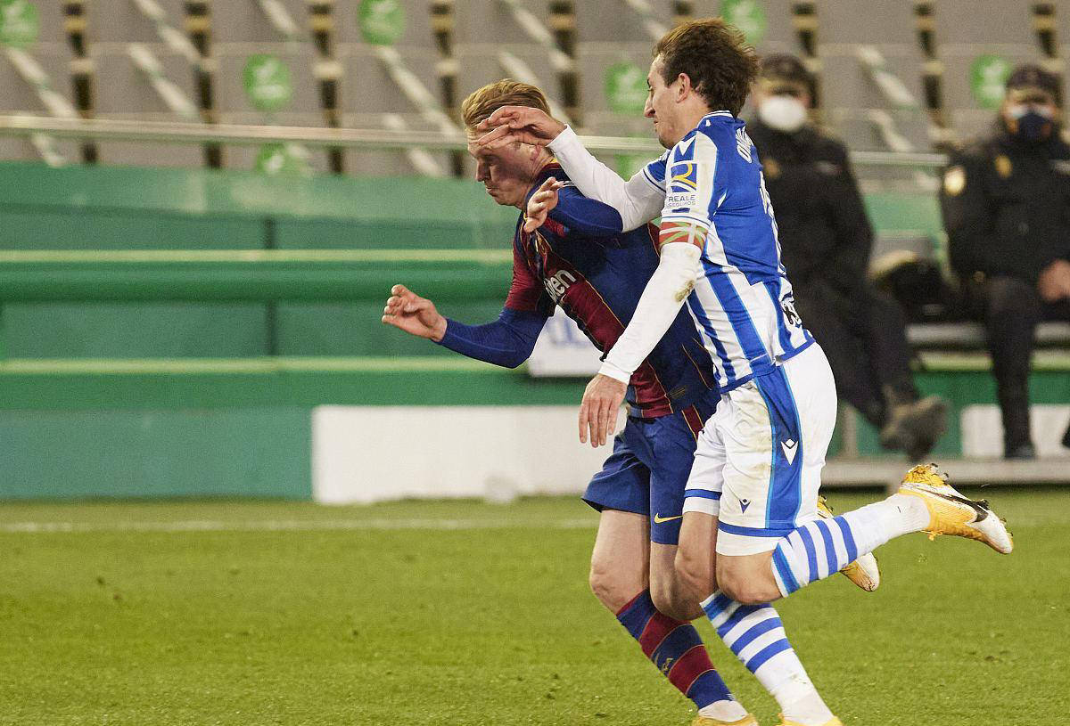 皇家社会客场淘汰，艰难拿下三分